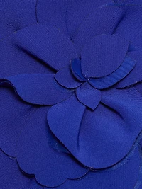 Ruffled One-Shoulder Gown