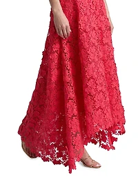 Lace Off-The-Shoulder Gown