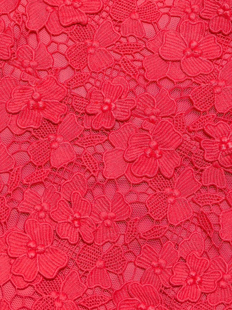 Lace Off-The-Shoulder Gown