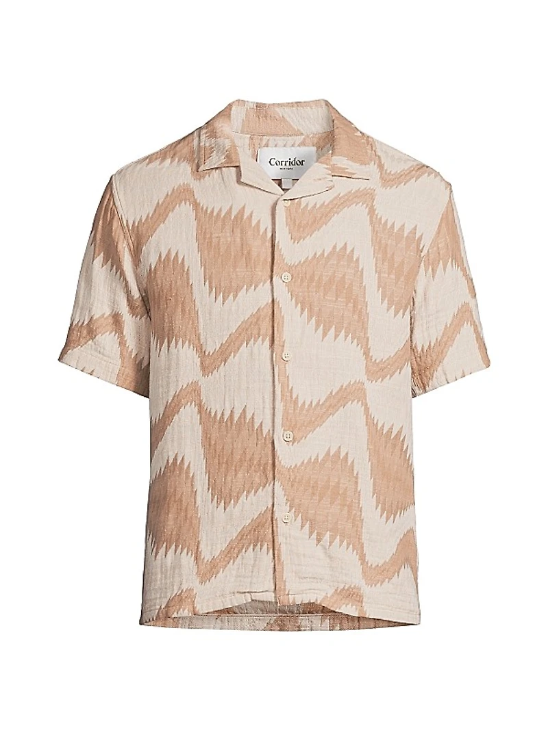 Resonance Jacquard Camp Shirt