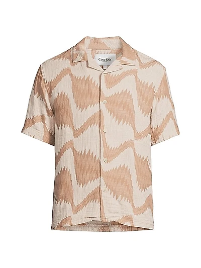 Resonance Jacquard Camp Shirt
