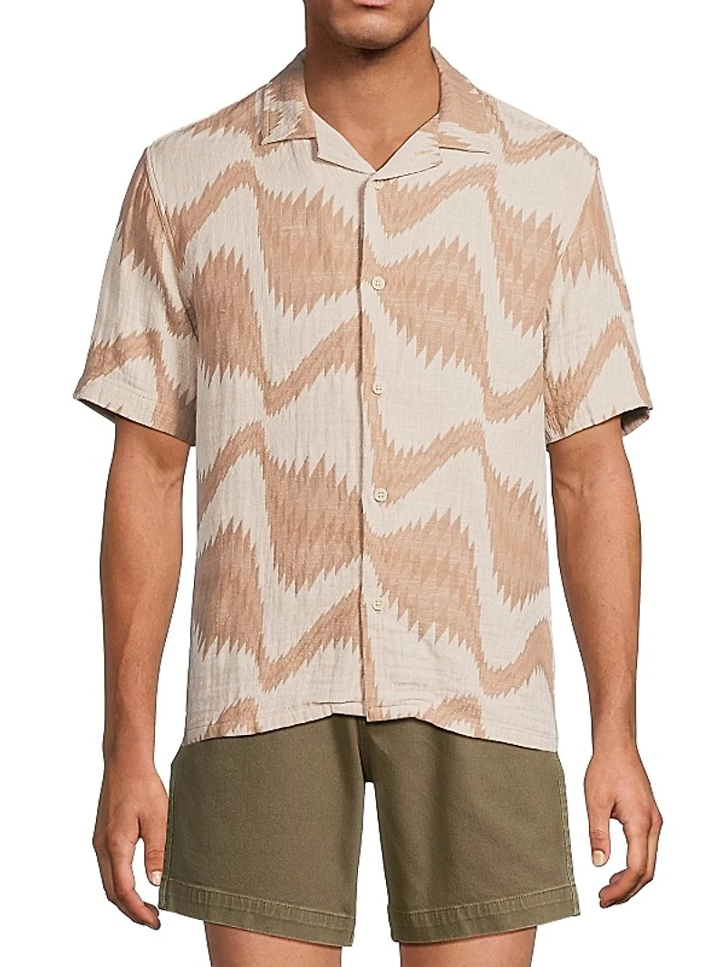 Resonance Jacquard Camp Shirt