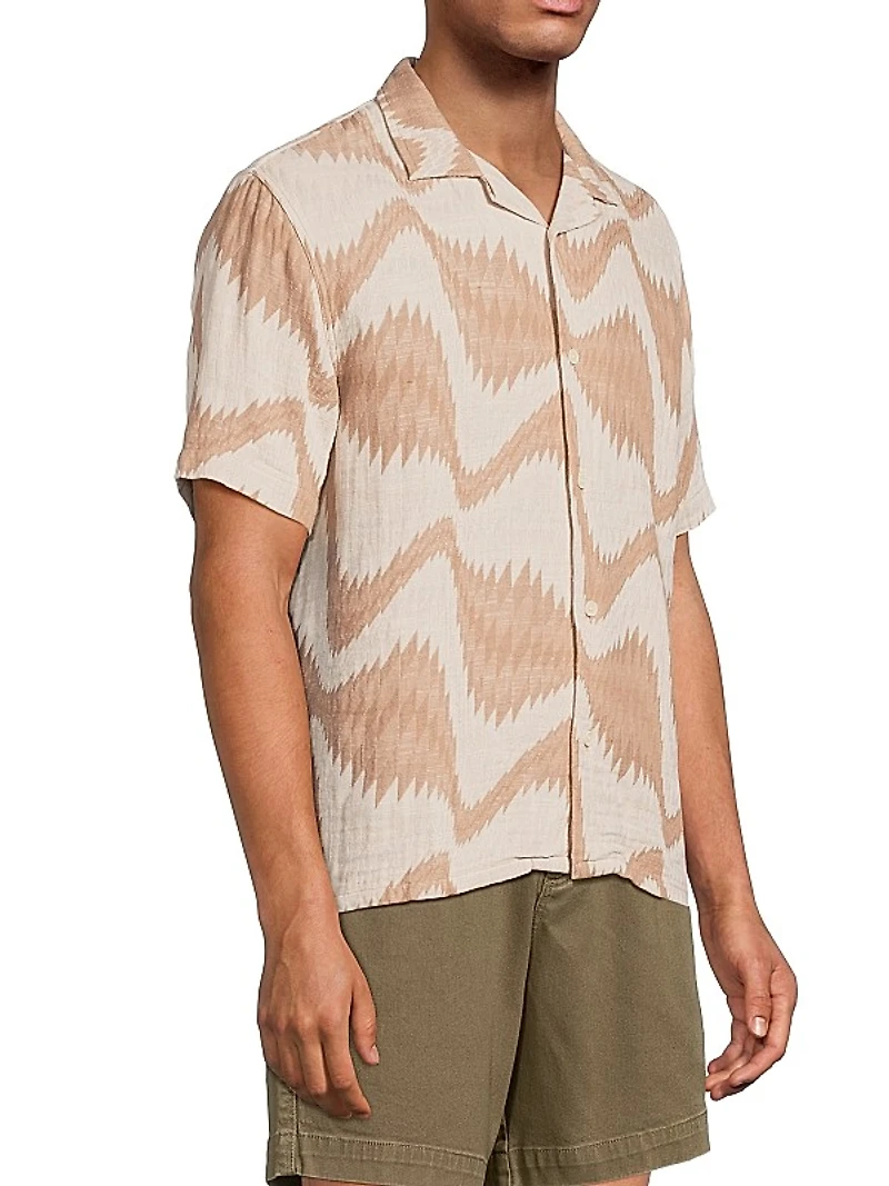 Resonance Jacquard Camp Shirt