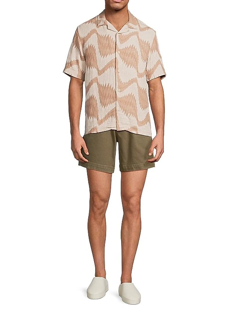 Resonance Jacquard Camp Shirt