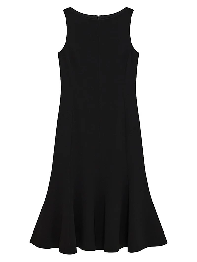 Sleeveless Mermaid Midi-Dress