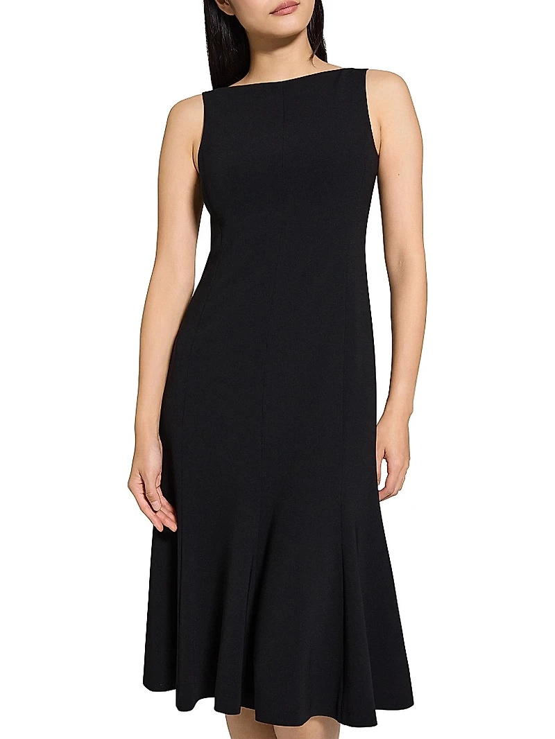 Sleeveless Mermaid Midi-Dress