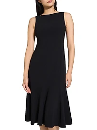 Sleeveless Mermaid Midi-Dress