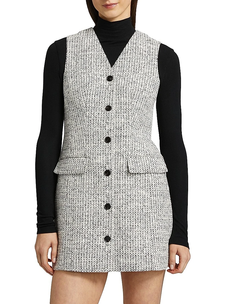 Tweed Blazer Minidress