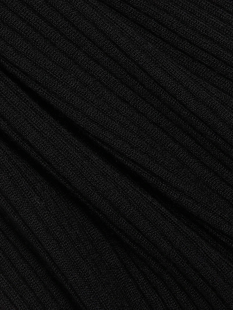 Merino Rib-Knit Fitted Tank