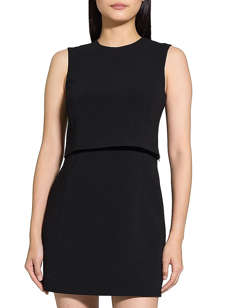 Sculpted Sleeveless Minidress