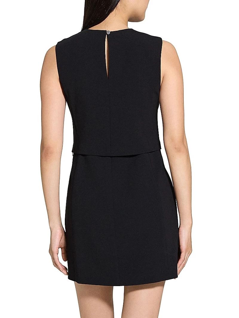 Sculpted Sleeveless Minidress