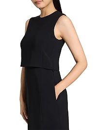 Sculpted Sleeveless Minidress