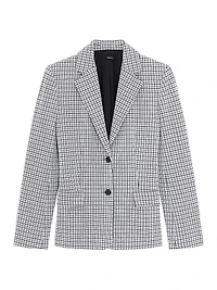 Grid Two-Button Jacket