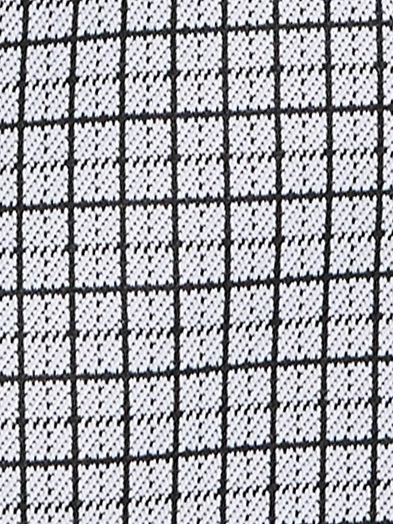 Grid Two-Button Jacket