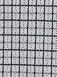 Grid A-Line Minidress