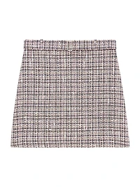 Belted A-Line Miniskirt