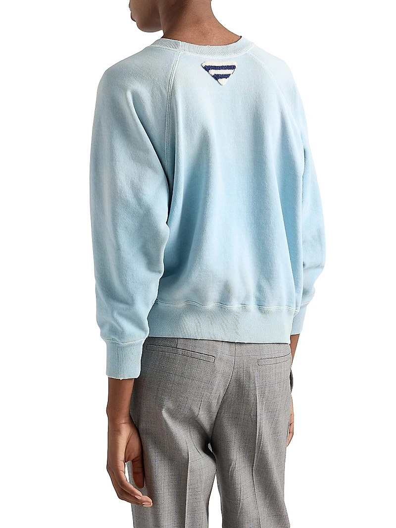Cotton Crewneck Sweatshirt