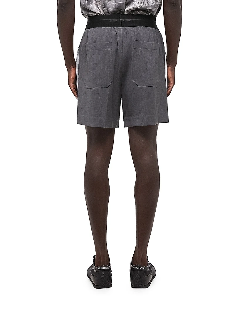 Car Wool Suit Shorts