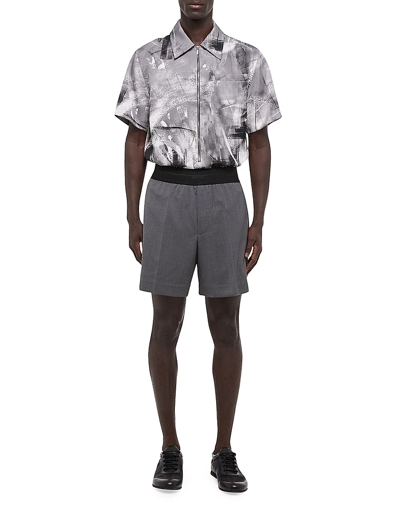 Car Wool Suit Shorts