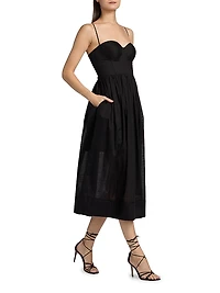 Rhiannon Corset Midi-Dress