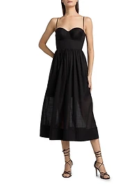 Rhiannon Corset Midi-Dress
