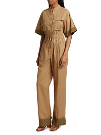 Franz Colorblock Poplin Jumpsuit