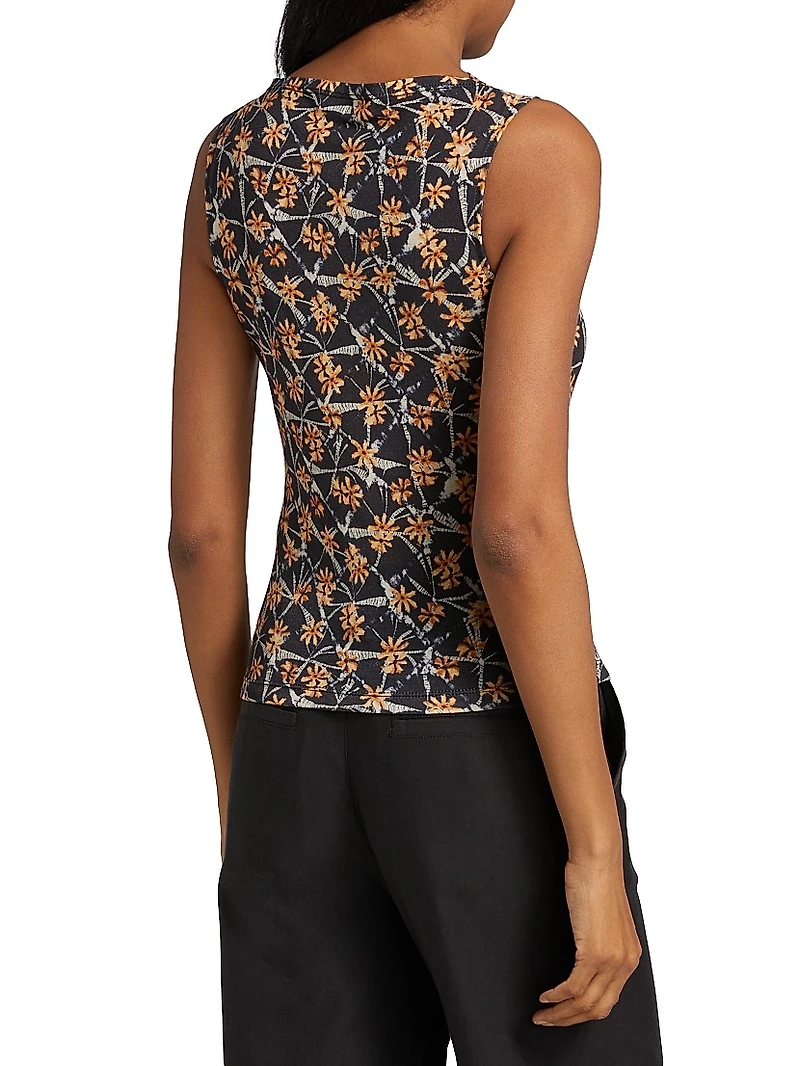 Medea Floral Ruched Top