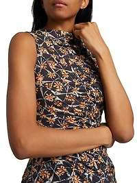 Medea Floral Ruched Top