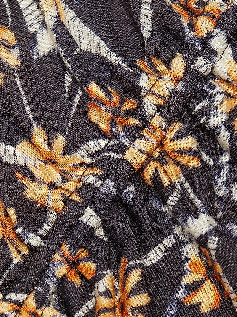 Medea Floral Ruched Top