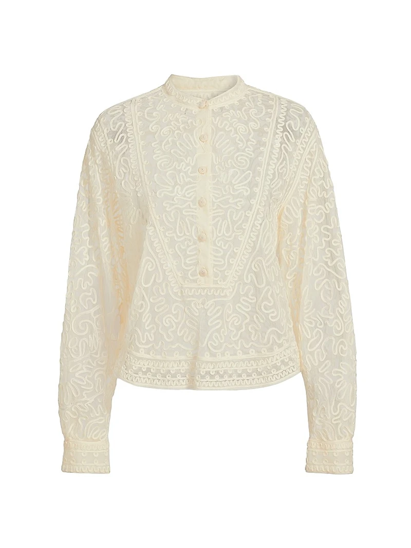 Esme Corded Tulle Blouse