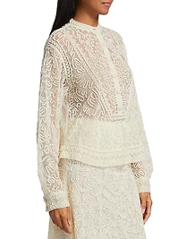 Esme Corded Tulle Blouse