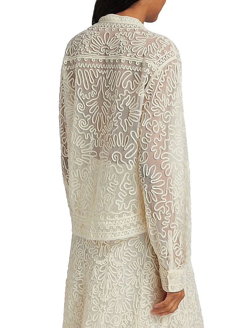 Esme Corded Tulle Blouse