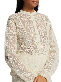 Esme Corded Tulle Blouse