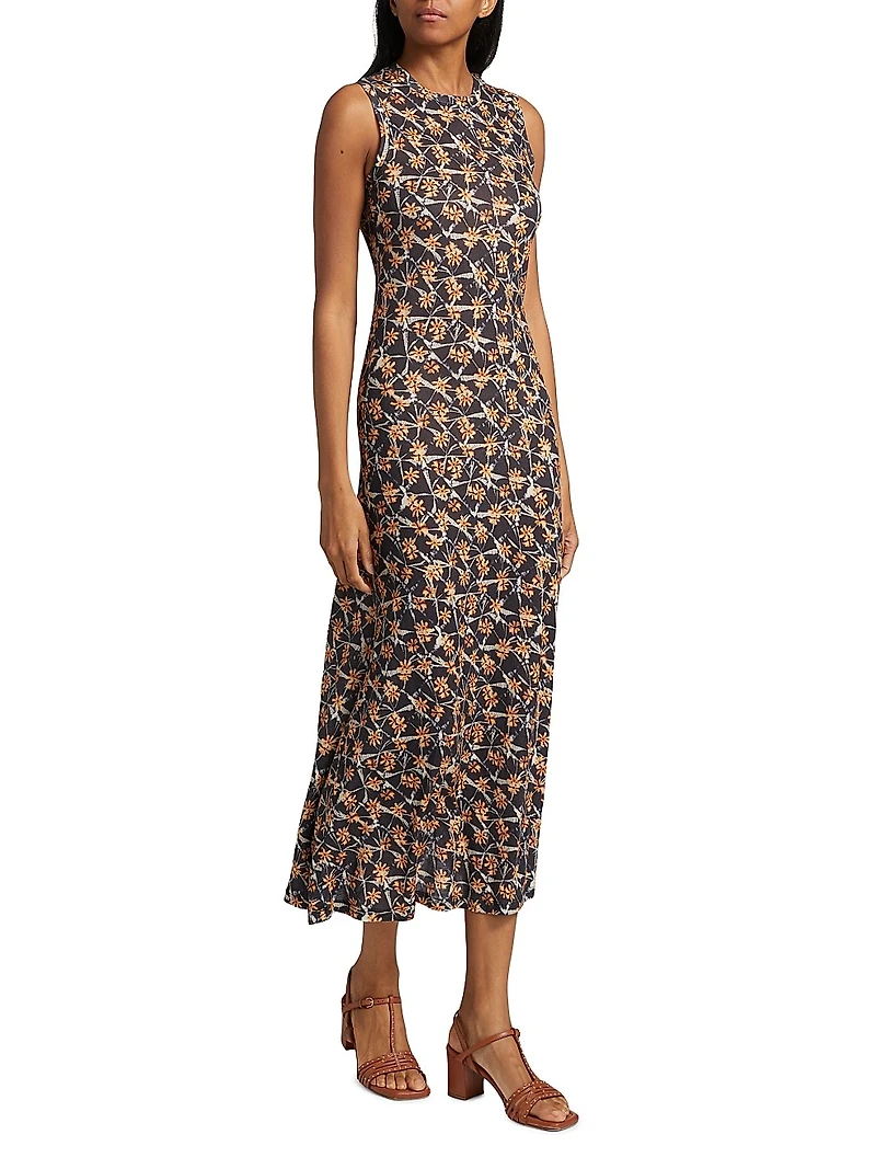 Orla Floral Tank Midi-Dress