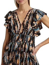 Brielle Silk Midi-Dress