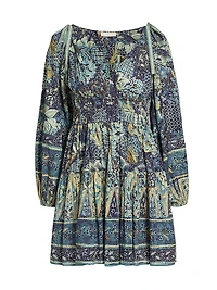 Anika Floral Patchwork Minidress