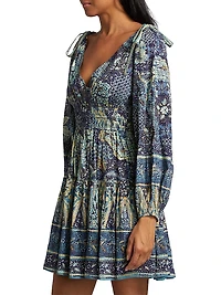 Anika Floral Patchwork Minidress