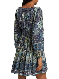 Anika Floral Patchwork Minidress