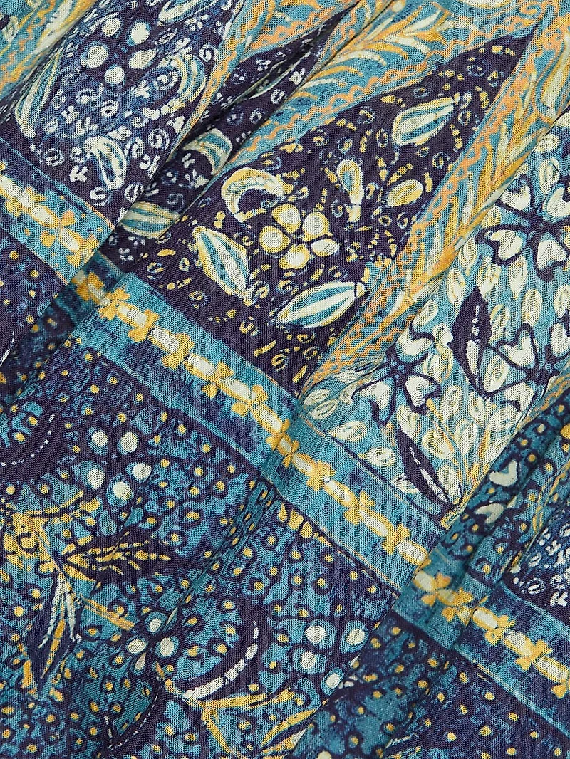 Anika Floral Patchwork Minidress