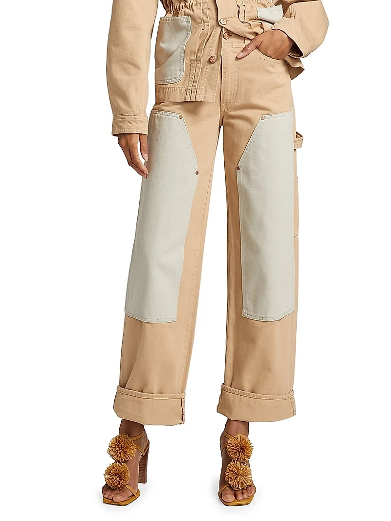 The Olympia High-Rise Carpenter Jeans