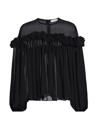 Peggy Silk Georgette Blouse