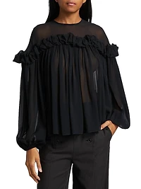 Peggy Silk Georgette Blouse