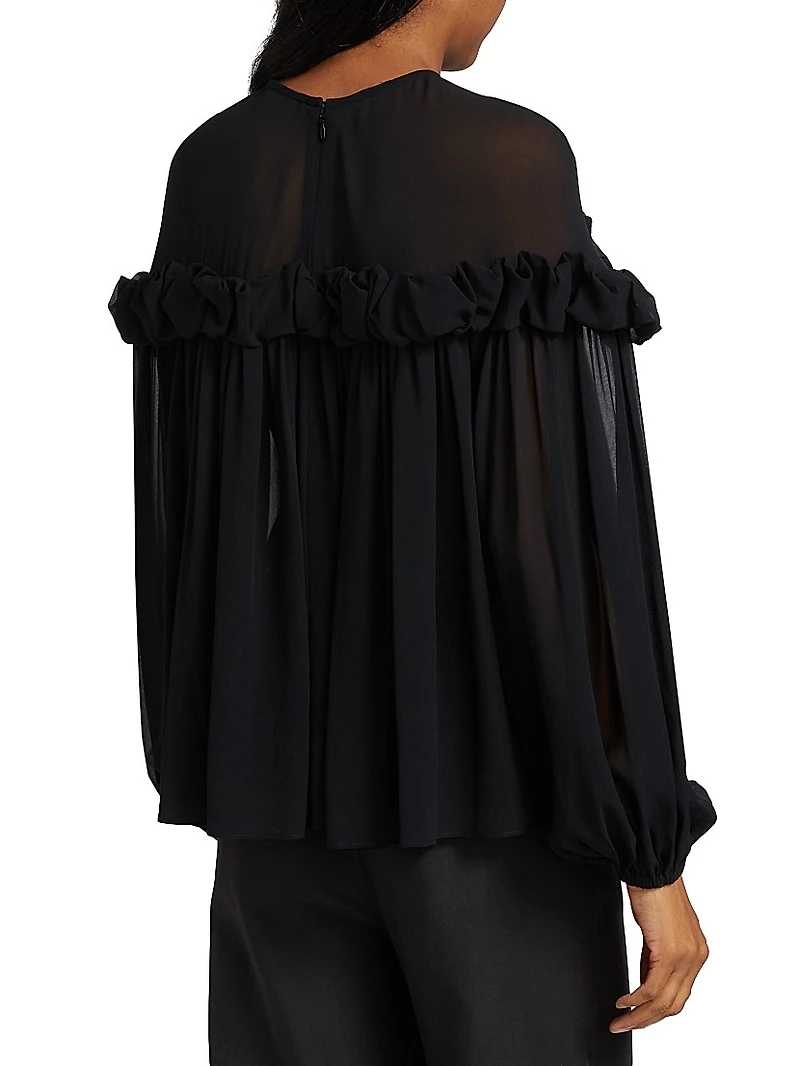 Peggy Silk Georgette Blouse