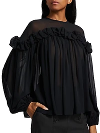 Peggy Silk Georgette Blouse