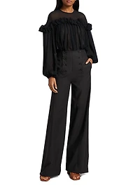 Peggy Silk Georgette Blouse