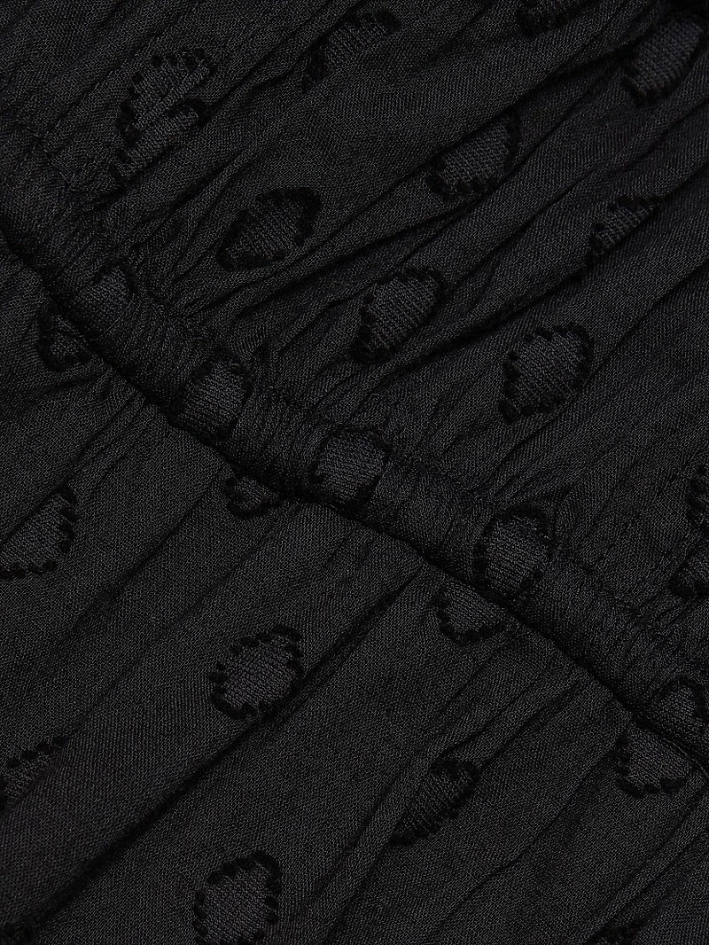 Palma Clip Dot Midi-Dress