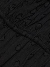 Palma Clip Dot Midi-Dress