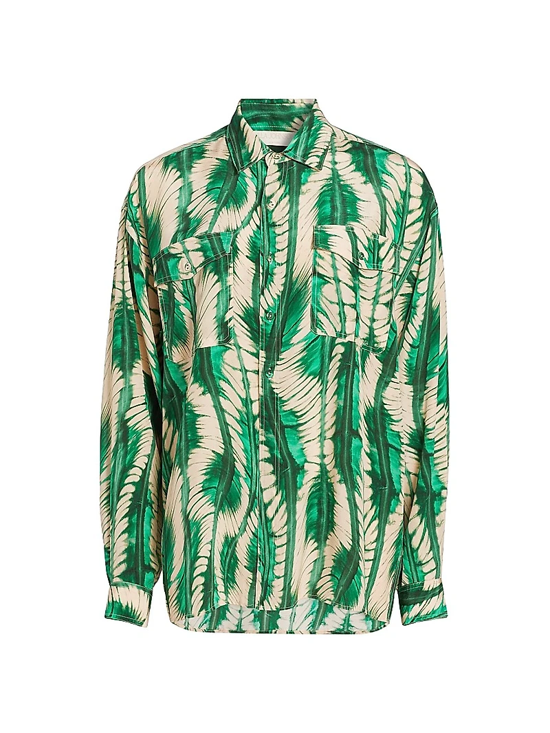 Soren Printed Silk Shirt