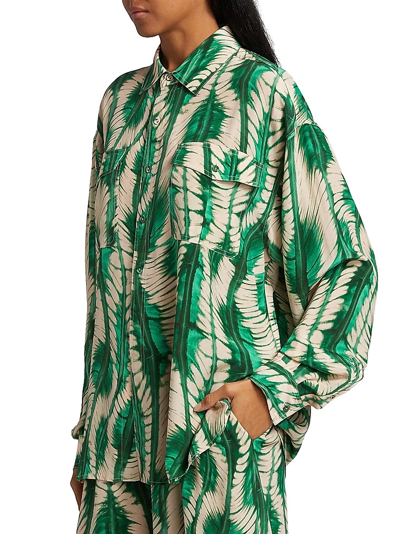 Soren Printed Silk Shirt