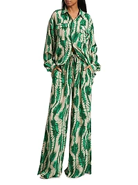 Soren Printed Silk Shirt